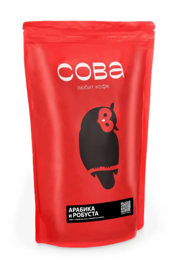 Эспрессо Свежеобжаренный кофе "Арабика и Робуста" Эспрессо